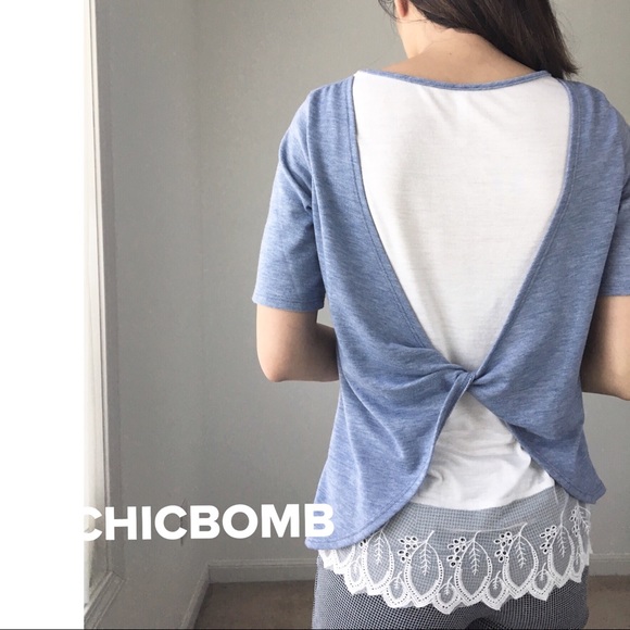 Stella tunic top with lace hem || - Picture 2 of 8